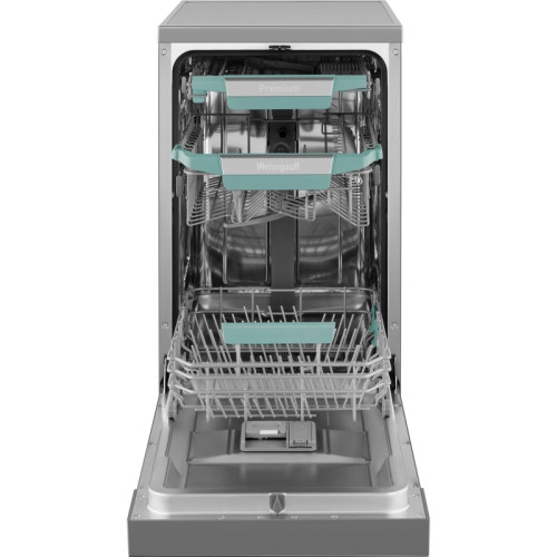 Посудомоечная машина Weissgauff DW 4539 Inverter Touch AutoOpen Inox серебристый (узкая) инвертор