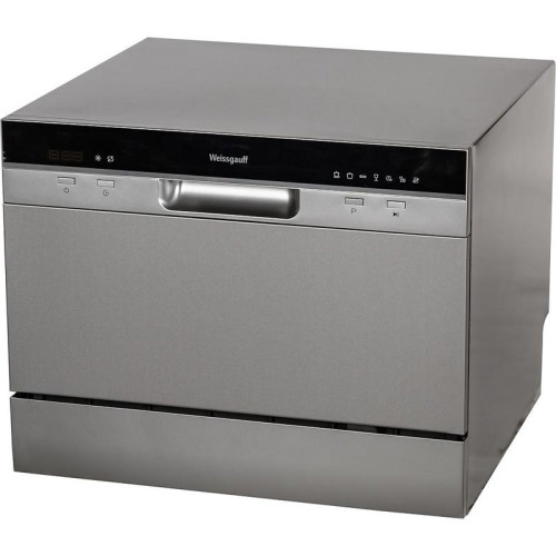 Посудомоечная машина Weissgauff TDW 4017 DS серебристый/черный (компактная)