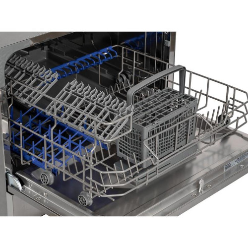 Посудомоечная машина Weissgauff TDW 4017 DS серебристый/черный (компактная)