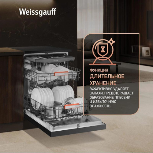 Посудомоечная машина Weissgauff DW 996 Touch Inverter Dual Fan Dry черный (полноразмерная) инвертор Посудомоечная машина Weissgauff DW 996 Touch Inverter Dual Fan Dry черный (полноразмерная) инвертор
