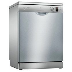 Посудомоечная машина BOSCH SMS25AI05E Serie 2, Отдельностоящая посудомоечная машина 60см., Silence; цвет:нержавеющая сталь; Класс A-A-A; уровень шума 52 дБ; 5 прогр.: Нормальная 65°, Эко 50°, 1-часовая 65°, Предварительное ополаскивание; 1 спец.ф-ция: 1/2