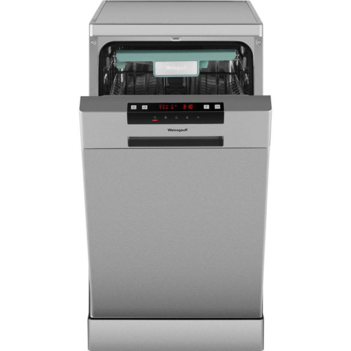 Посудомоечная машина Weissgauff DW 4015 серебристый (узкая)