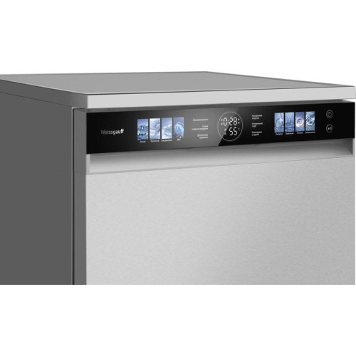 Посудомоечная машина Weissgauff DW 998 Touch Inverter Dual Fan Dry нержавеющая сталь (полноразмерная) инвертор