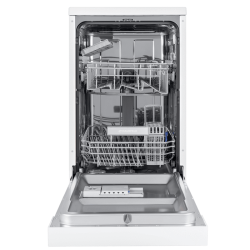 Посудомоечная бытовая машина MAUNFELD MWF08S Узкая,  Отдельностоящая ПММ 45см, 9 комплектов, 5 программ, электронное управление с LED индикацией, 49 дБ, A+/A/A, 1/2 загрузка, отсрочка старта 3/6/9ч, белый