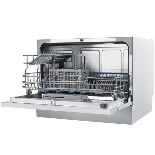 Посудомоечная машина Midea/ Посудомоечная машина Midea, компактная, настольная, 6 комплектов, электронное управление, дисплей, 5+2 программ, конденсационная сушка, 1 корзина, отложенный старт, WiFi, энергоэффективность А+, уровень шума 49 дБ