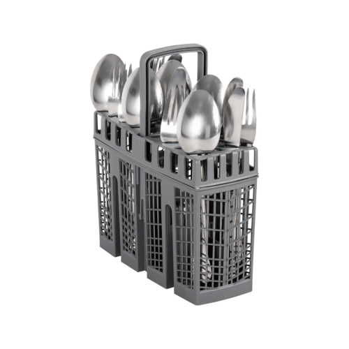 Посудомоечная бытовая машина MAUNFELD MWF08S Узкая,  Отдельностоящая ПММ 45см, 9 комплектов, 5 программ, электронное управление с LED индикацией, 49 дБ, A+/A/A, 1/2 загрузка, отсрочка старта 3/6/9ч, белый