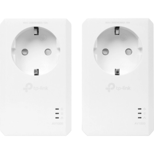 Сетевой адаптер/ AV1000 Gigabit Passthrough Powerline Starter Kit Сетевой адаптер/ AV1000 Gigabit Passthrough Powerline Starter Kit