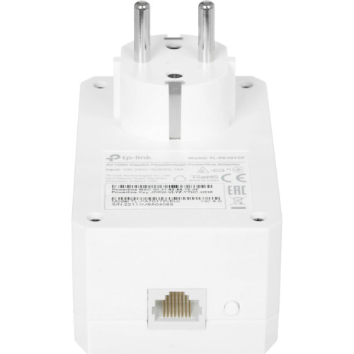 Сетевой адаптер/ AV1000 Gigabit Passthrough Powerline Starter Kit Сетевой адаптер/ AV1000 Gigabit Passthrough Powerline Starter Kit