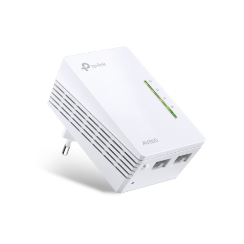 Сетевой адаптер/ 300Mbps Wireless AV600 Powerline Extender, 600Mbps Powerline Datarate, 2 10/100Mbps ports, Single Pack