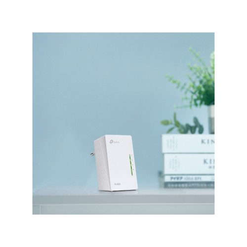 Сетевой адаптер/ 300Mbps Wireless AV600 Powerline Extender, 600Mbps Powerline Datarate, 2 10/100Mbps ports, Single Pack