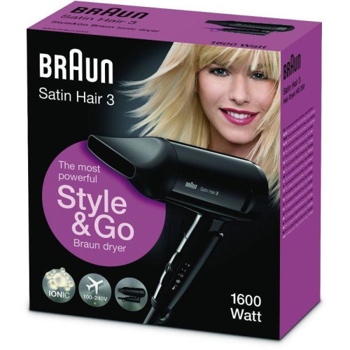Фен/ Фен Braun BRHD350E 1600Вт черный