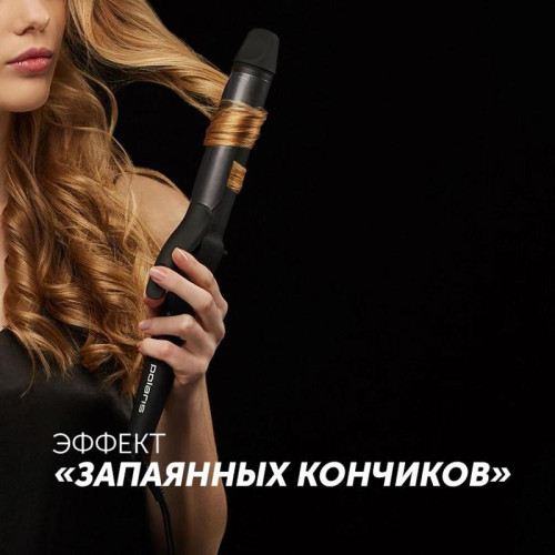 Щипцы/ Щипцы Polaris PHS 3410TAi Argan Therapy PRO 65Вт черный макс.темп.:220С покрытие:турмалиновое (PHS 3410TAI)