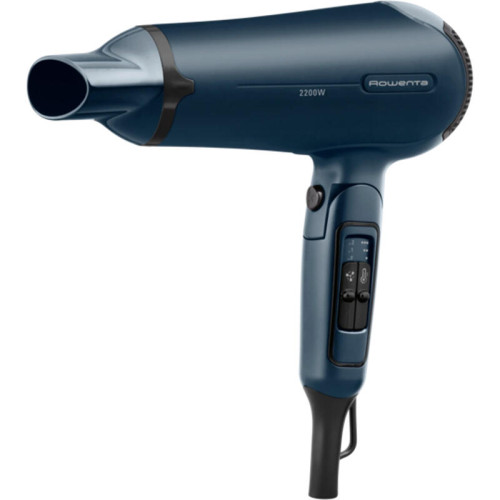 Фен ROWENTA/ Фен ROWENTA CV4753F1 Фен ROWENTA, Nomad, мощность 2200 Вт, 3 температурных режима, 2 скорости, ультра-холодный воздух, цвет синий