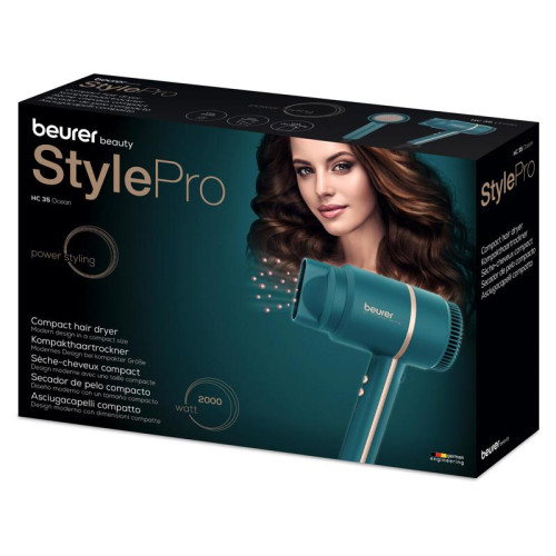 Фен/ Фен Beurer HC35 Ocean 2000Вт бирюзовый (594.18)