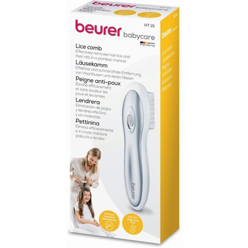 Гребень от вшей/ Гребень от вшей Beurer HT15 белый (591.68)