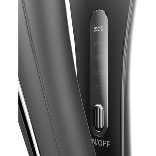 Выпрямитель/ Выпрямитель Haier HHS-618 53Вт черный макс.темп.:220С покрытие:титановое (FZ000TD00RU)