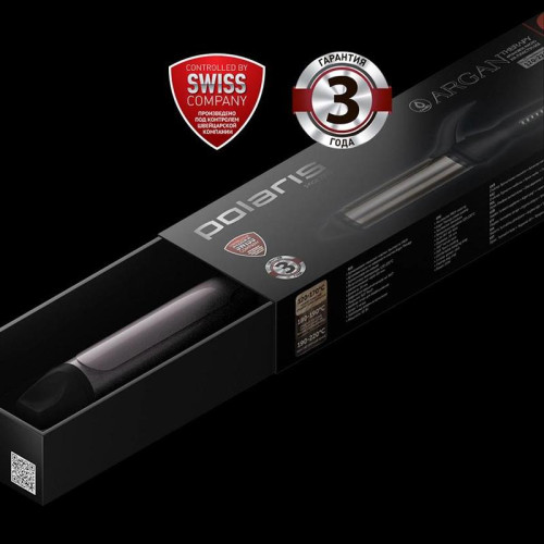 Щипцы/ Щипцы Polaris PHS 3410TAi Argan Therapy PRO 65Вт черный макс.темп.:220С покрытие:турмалиновое (PHS 3410TAI)