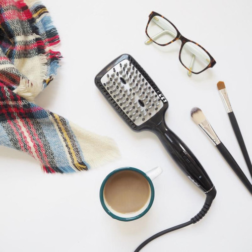 Расческа-выпрямитель/ Расческа-выпрямитель Babyliss HSB101E черный макс.темп.:200С