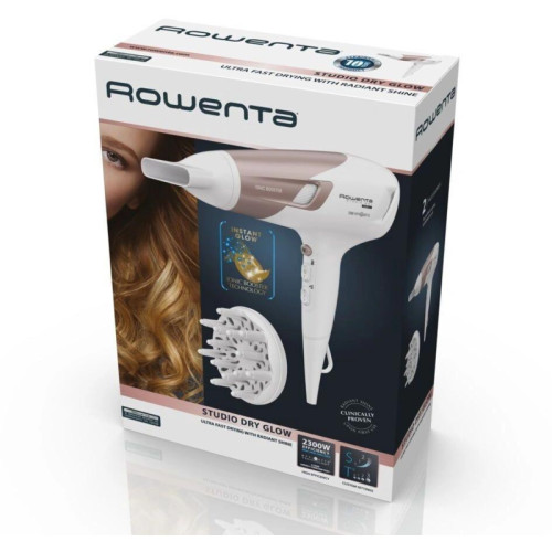 Фен/ Фен Rowenta CV5830F0 2100Вт белый/розовый (1830007804)