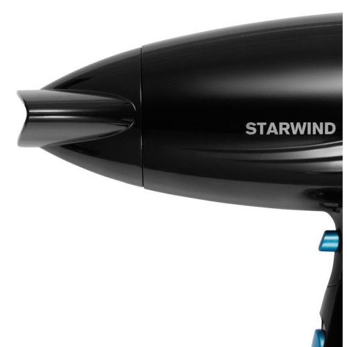 Фен/ Фен Starwind SHD 7066 1600Вт черный/синий