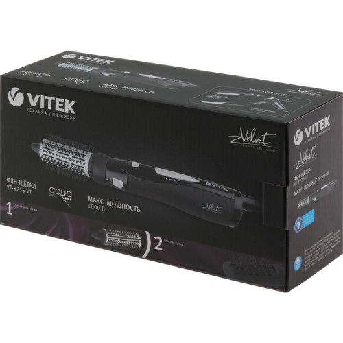 Фен-щетка/ Фен-щетка Vitek VT-8235 1000Вт фиолетовый