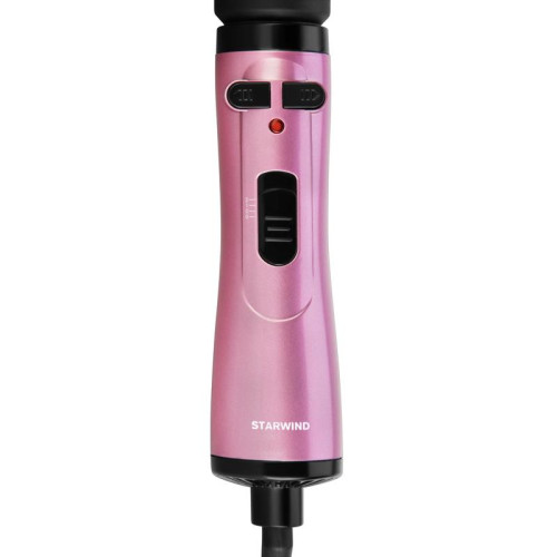 Фен-щетка/ Фен-щетка Starwind SHB 7070 1000Вт розовый/черный