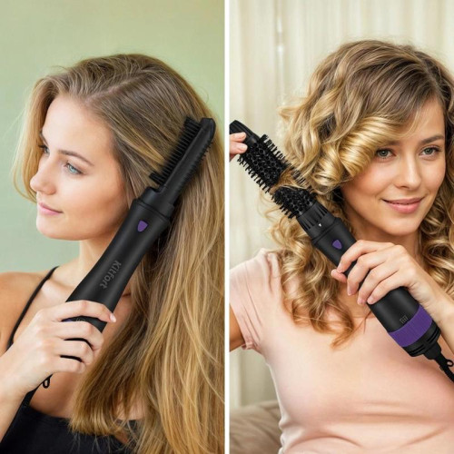 Фен-щетка/ Фен-щетка Kitfort КТ-3236-1 1000Вт фиолетовый/черный