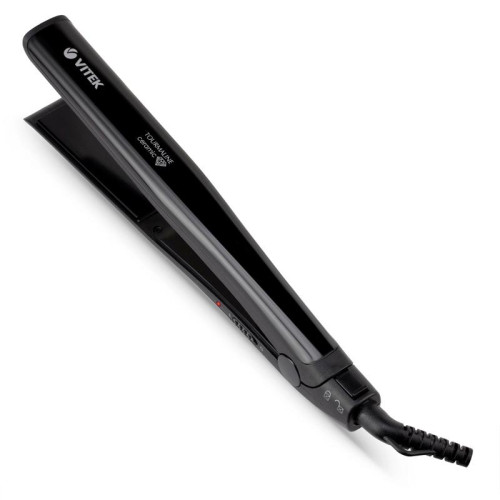 Выпрямитель/ Выпрямитель Vitek VT-8403 32Вт черный макс.темп.:200С покрытие:керамико-турмалиновое