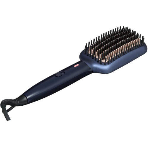 Расческа-выпрямитель/ Расческа-выпрямитель Philips BHH885/00 черный/фиолетовый макс.темп.:200С покрытие:керамическое