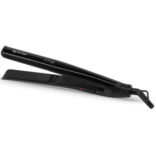 Выпрямитель/ Выпрямитель Vitek VT-8403 32Вт черный макс.темп.:200С покрытие:керамико-турмалиновое