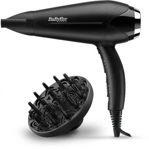 Фен/ Фен Babyliss D572DE 2200Вт черный/серебристый