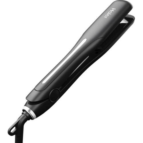 Выпрямитель/ Выпрямитель Haier HHS-618 53Вт черный макс.темп.:220С покрытие:титановое (FZ000TD00RU)