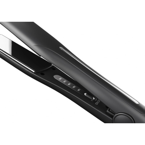 Выпрямитель/ Выпрямитель Haier HHS-618 53Вт черный макс.темп.:220С покрытие:титановое (FZ000TD00RU)