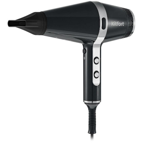 Фен/ Фен Kitfort KT-3256 2200Вт черный/серебристый