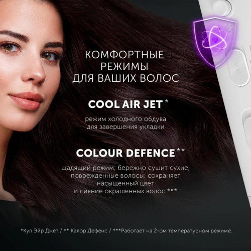 Фен/ Фен Polaris PHD 2044Ti 1900Вт белый