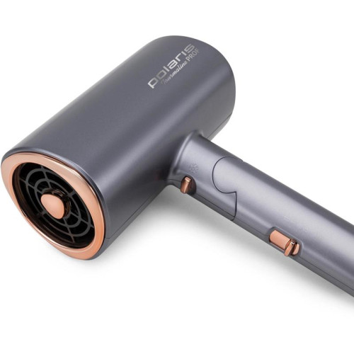 Фен/ Фен Polaris PHD 2090ACi 2000Вт графитовый/розовое золото