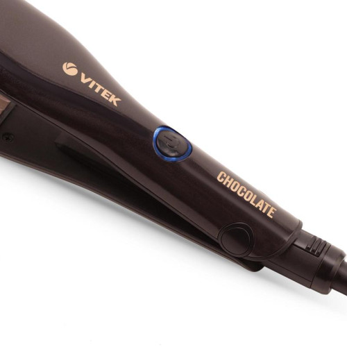 Щипцы/ Щипцы Vitek Chocolate VT-2502 62Вт макс.темп.:220С покрытие:керамико-турмалиновое