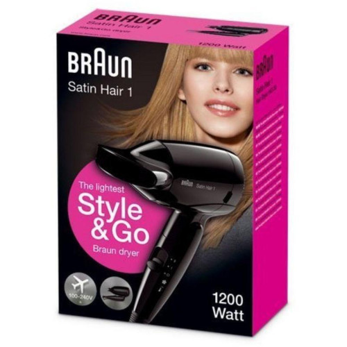 Фен/ Фен Braun BRHD130E 1200Вт черный