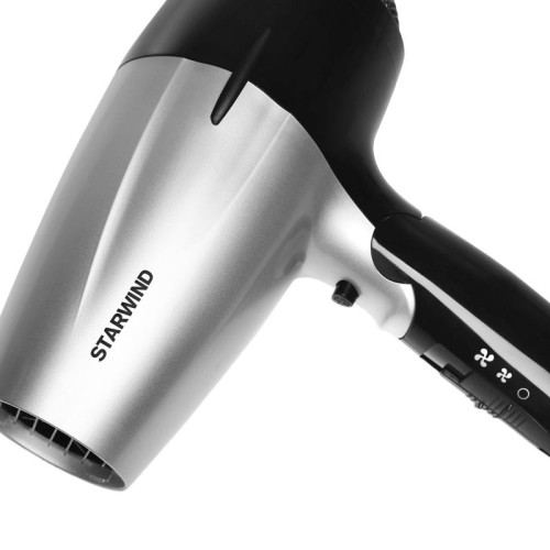 Фен/ Фен Starwind SHD 6110 2000Вт черный/серебристый