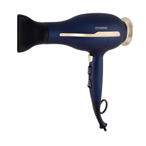 Фен/ Фен Hyundai H-HDI0758 2400Вт синий/золотистый
