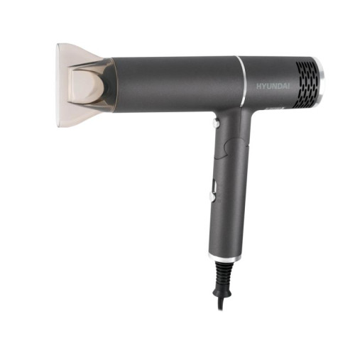 Фен/ Фен Hyundai H-HD0765 1200Вт графитовый/хром