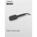 Расческа-выпрямитель/ Расческа-выпрямитель Philips BHH885/00 черный/фиолетовый макс.темп.:200С покрытие:керамическое
