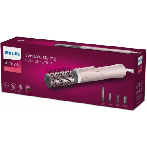 Фен-щетка/ Фен-щетка Philips BHA735/00 1000Вт розовый