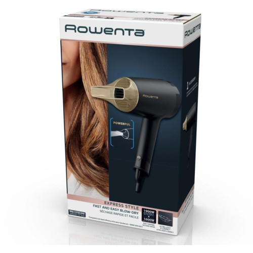 Фен/ Фен Rowenta CV1804F0 1600Вт черный (1830008759)