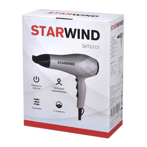 Фен/ Фен Starwind SHT6101 2000Вт серый