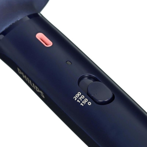 Расческа-выпрямитель/ Расческа-выпрямитель Philips BHH885/00 черный/фиолетовый макс.темп.:200С покрытие:керамическое