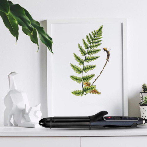 Щипцы/ Щипцы Vitek VT-8424 30Вт синий макс.темп.:200С покрытие:керамическое