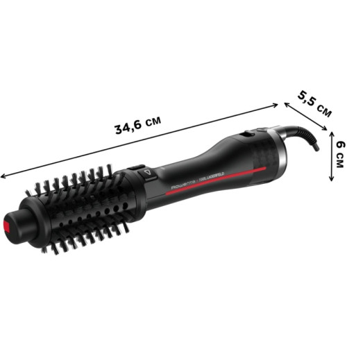 Фен-щетка/ Фен-щетка Rowenta CF961LF0 750Вт черный/розовый (1830008526)