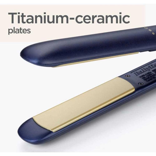 Выпрямитель/ Выпрямитель Babyliss 2516PE синий макс.темп.:230С покрытие:титаново-керам.