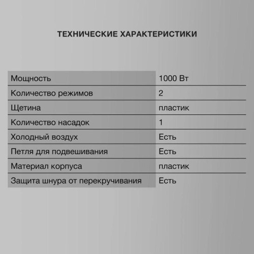 Фен-щетка/ Фен-щетка Starwind SHP8502 1000Вт белый/фиолетовый